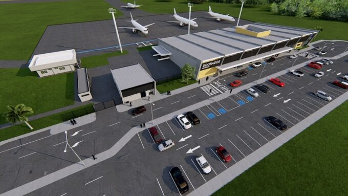 Ministro e governador lançam obra do terminal no aeroporto