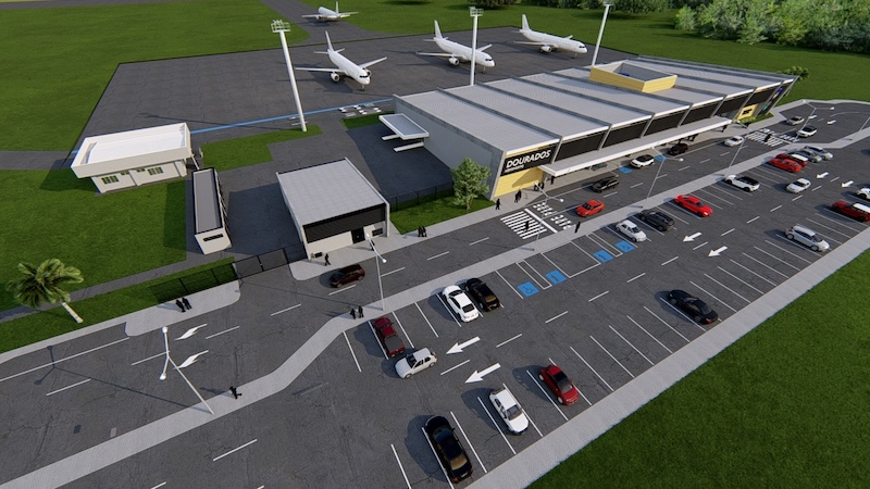 Ministro e governador lançam obra do terminal no aeroporto