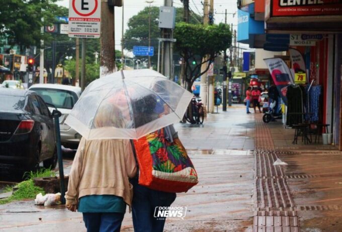 Alerta do Inmet prevê chuvas intensas e ventos fortes em Dourados