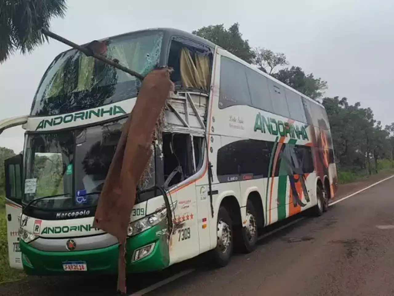 Duas pessoas morrem e criança fica gravemente ferida em acidente com ônibus