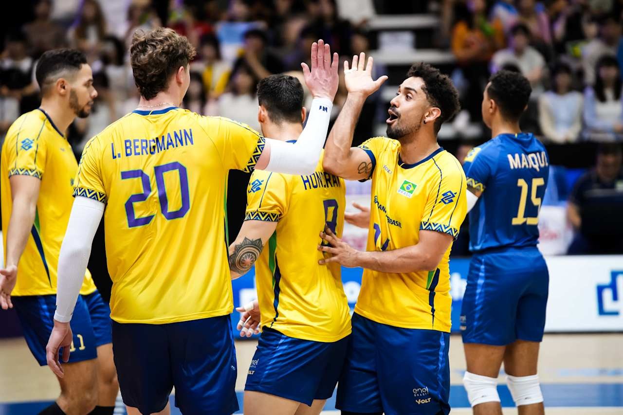 BRASIL X JAPÃO NA LIGA DAS NAÇÕES MASCULINA DE VÔLEI: ONDE ASSISTIR E HORÁRIO