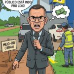 Desperdício escancarado: pintura de meio-fio na Vila Industrial gera revolta em Dourados