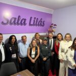 Lia Nogueira defende atendimento 24 horas para mulheres durante lançamento da Sala Lilás