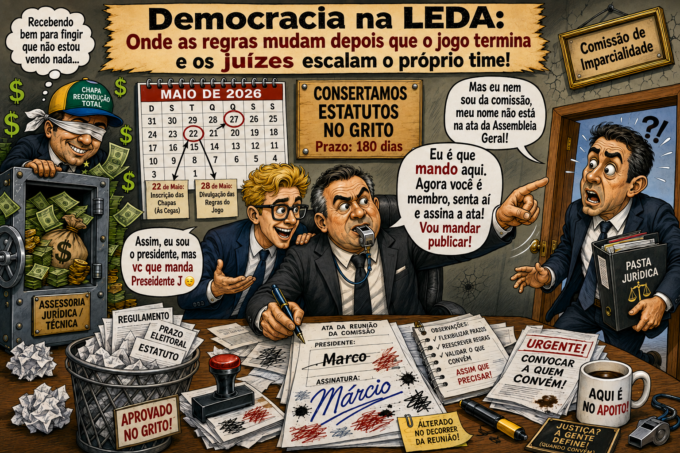 Ata da LEDA expõe dúvida sobre imparcialidade e competência da Comissão Eleitoral, Novela continua