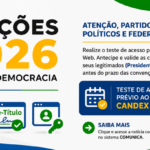 Eleições 2026: TRE-MS alerta partidos para validar acesso ao sistema de registro de candidaturas antes do início das convenções